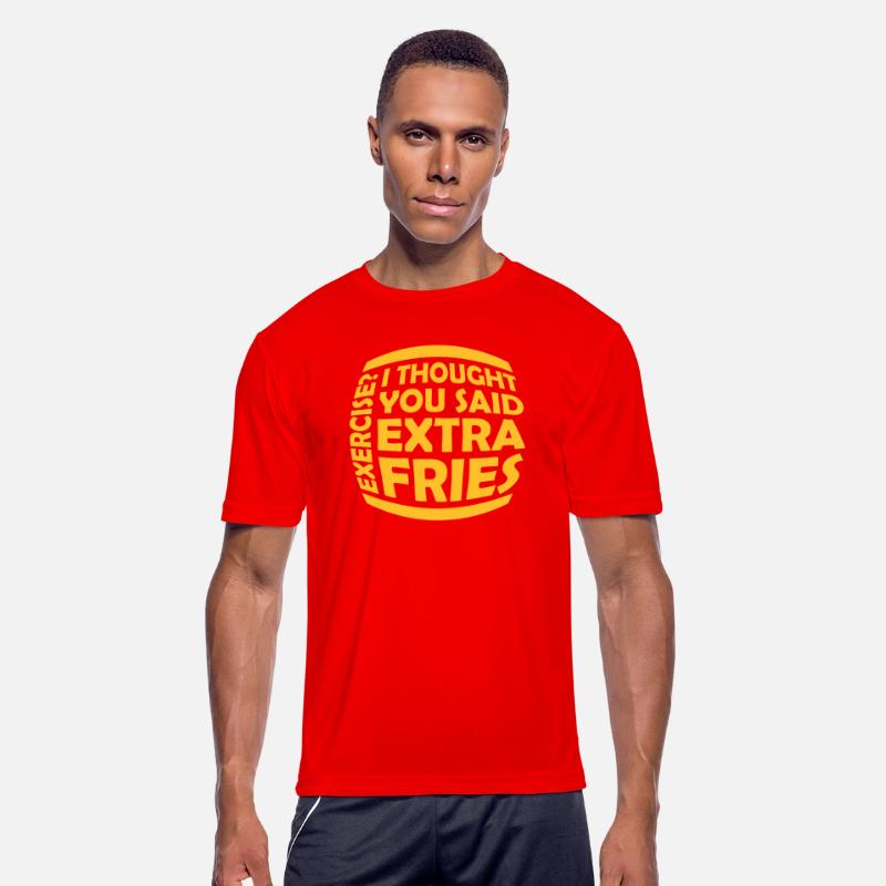 Exercise Extra Fries Quote