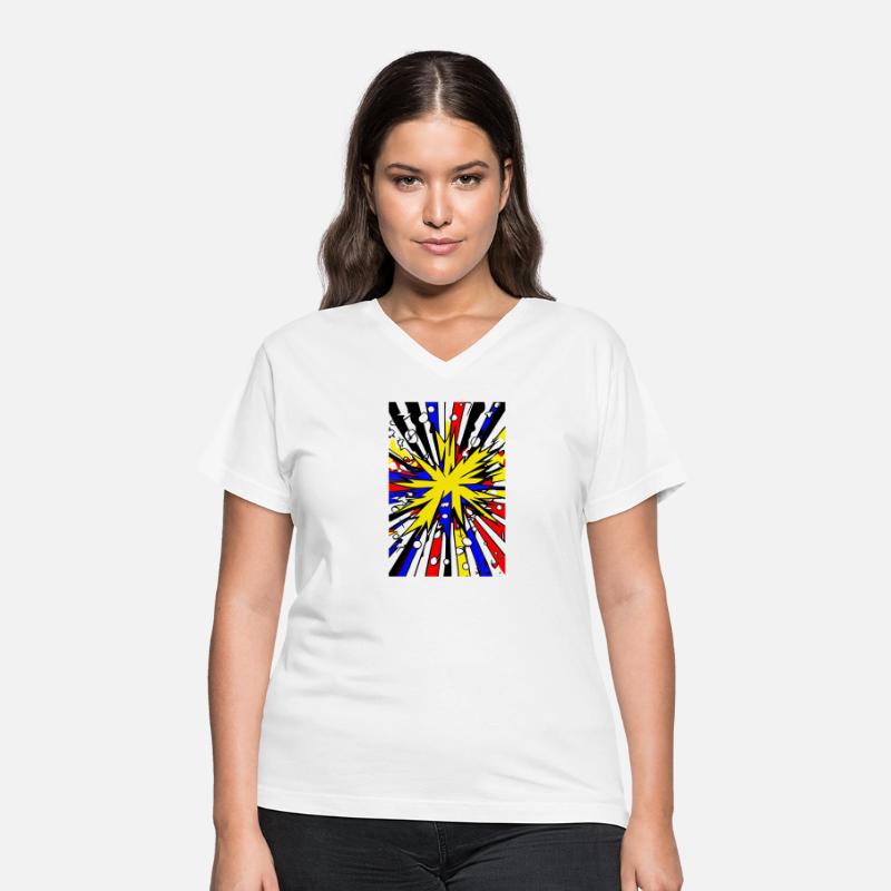 Explosion Art - Comic Book Style