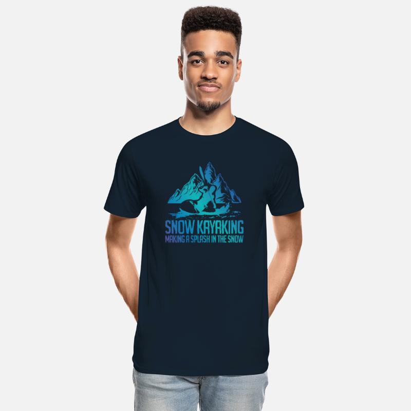 Extreme Sports Lover Snow Kayaking