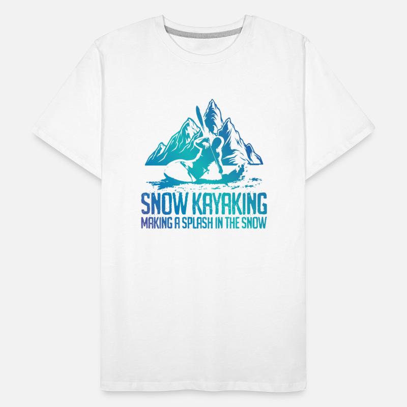 Extreme Sports Lover Snow Kayaking