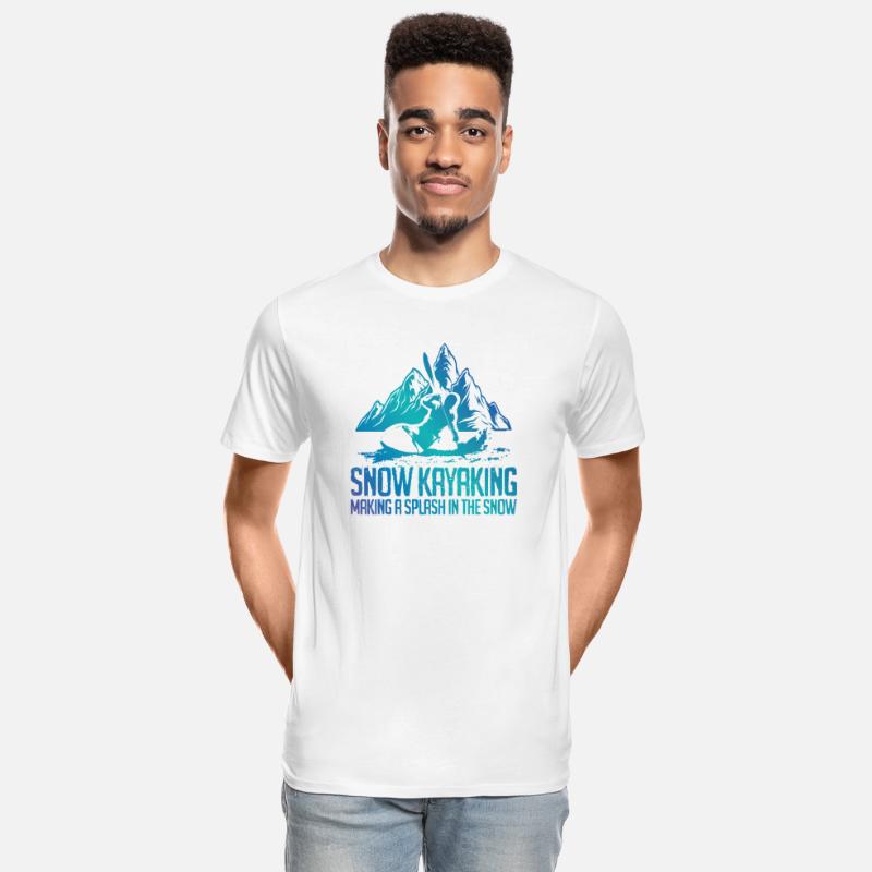 Extreme Sports Lover Snow Kayaking