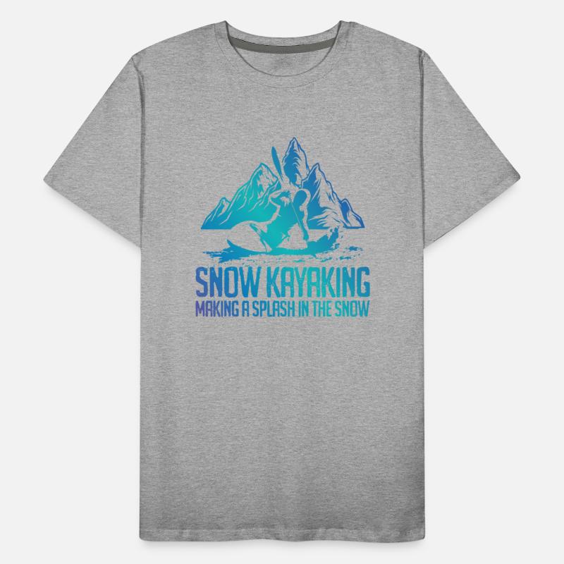 Extreme Sports Lover Snow Kayaking