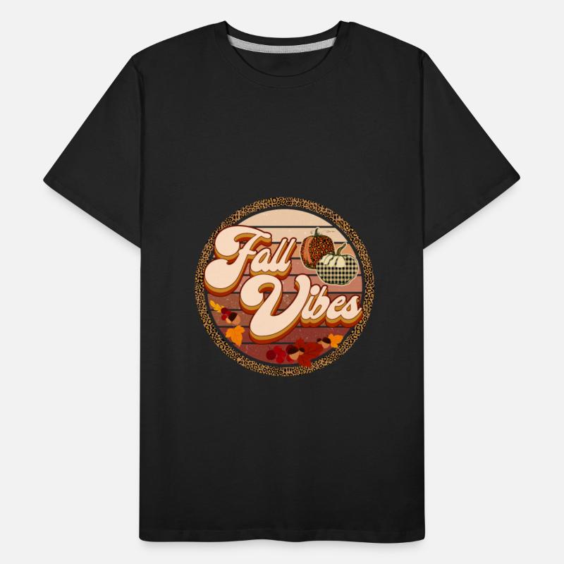 Fall Vibes Vintage Sunset Pumpkin