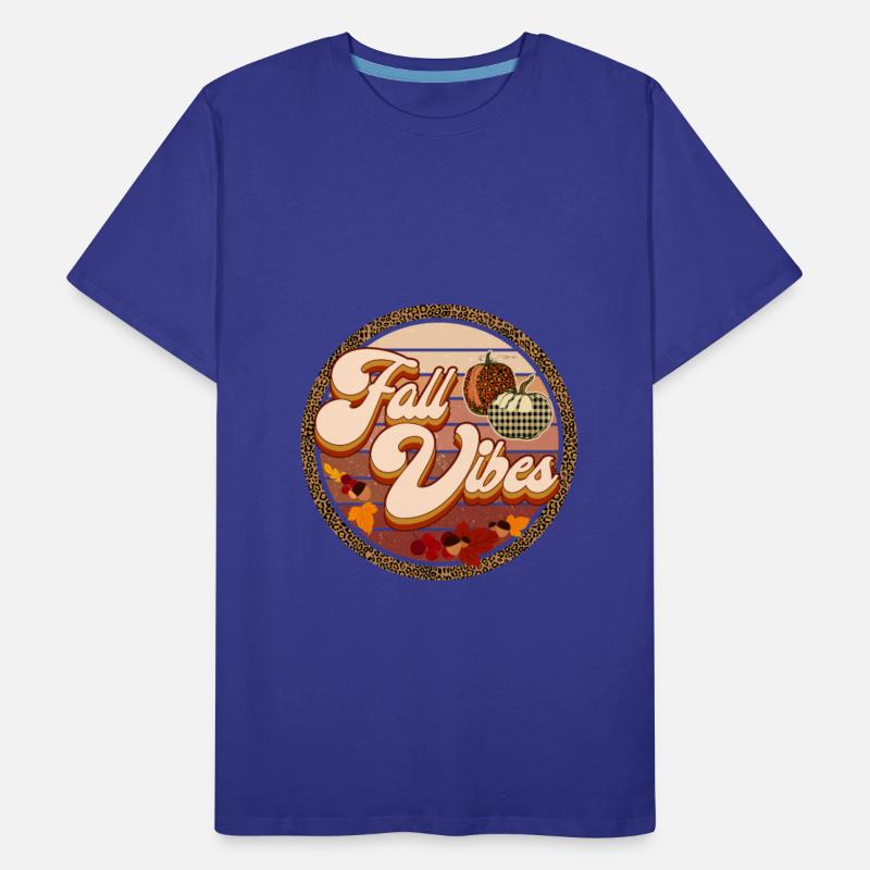 Fall Vibes Vintage Sunset Pumpkin