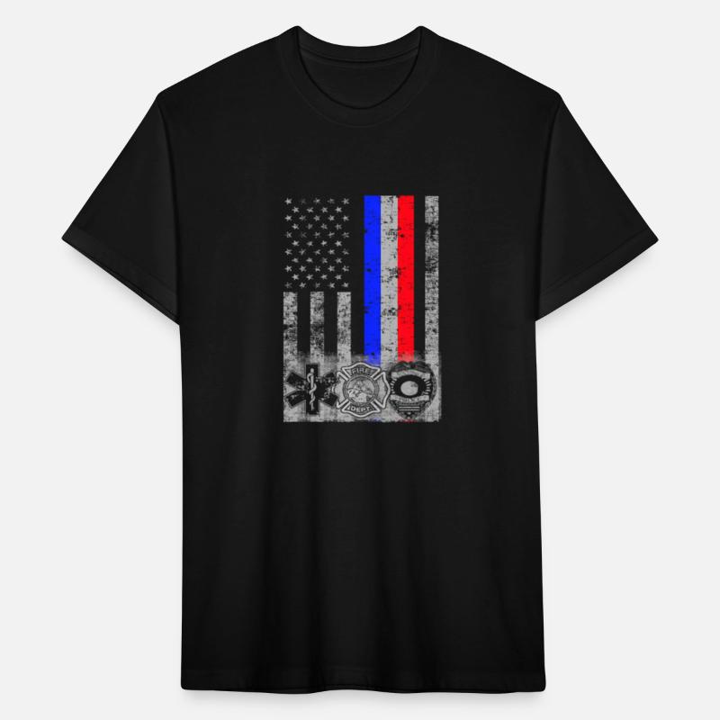 Fire Police Emt First Responder Flag