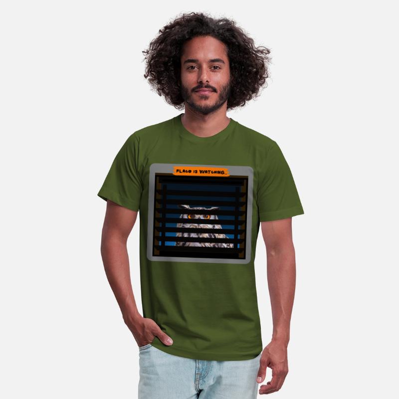 Flaco Is Watching (Gray Version) - Owl Design