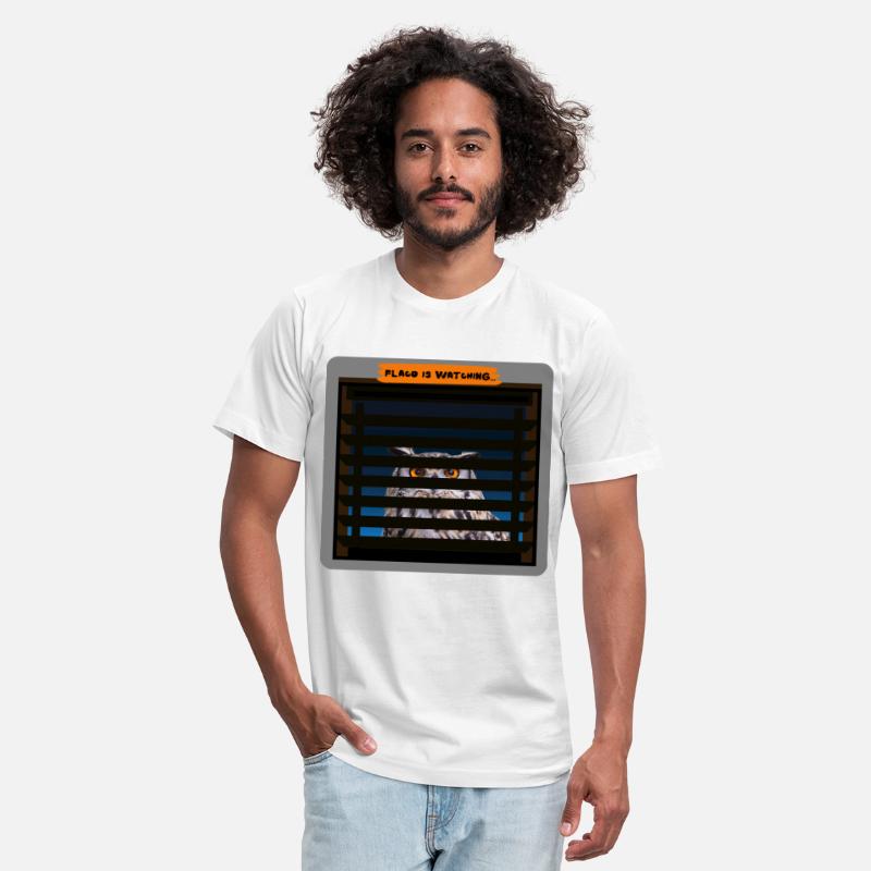 Flaco Is Watching (Gray Version) - Owl Design