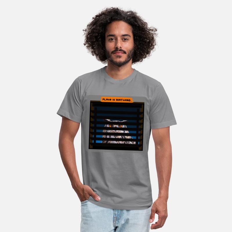 Flaco Is Watching (Gray Version) - Owl Design