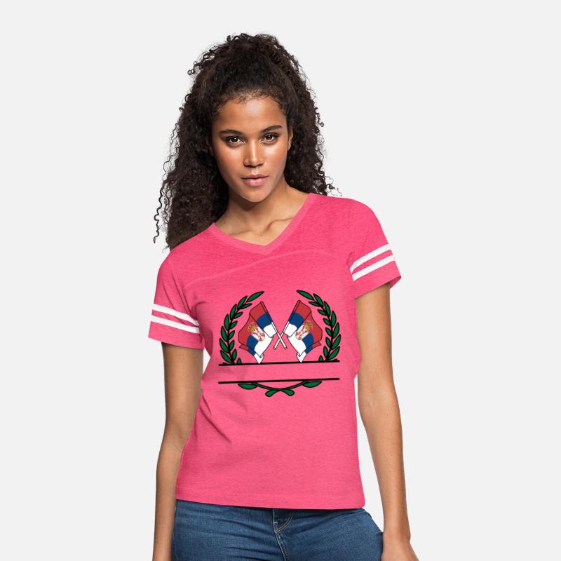 Flags Serbia laurel wreath banner