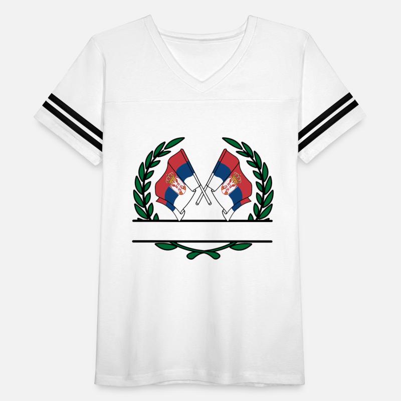 Flags Serbia laurel wreath banner