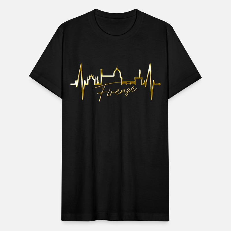 Florence Skyline Italy Heartbeat I Love Firenze