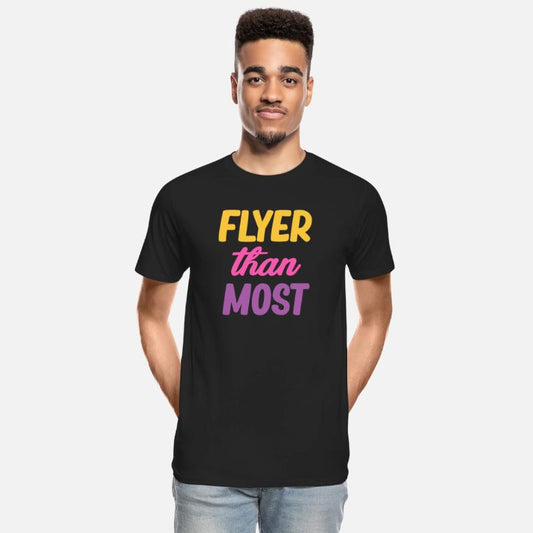 Flyer Than Most Funny Cheer Flyer Football