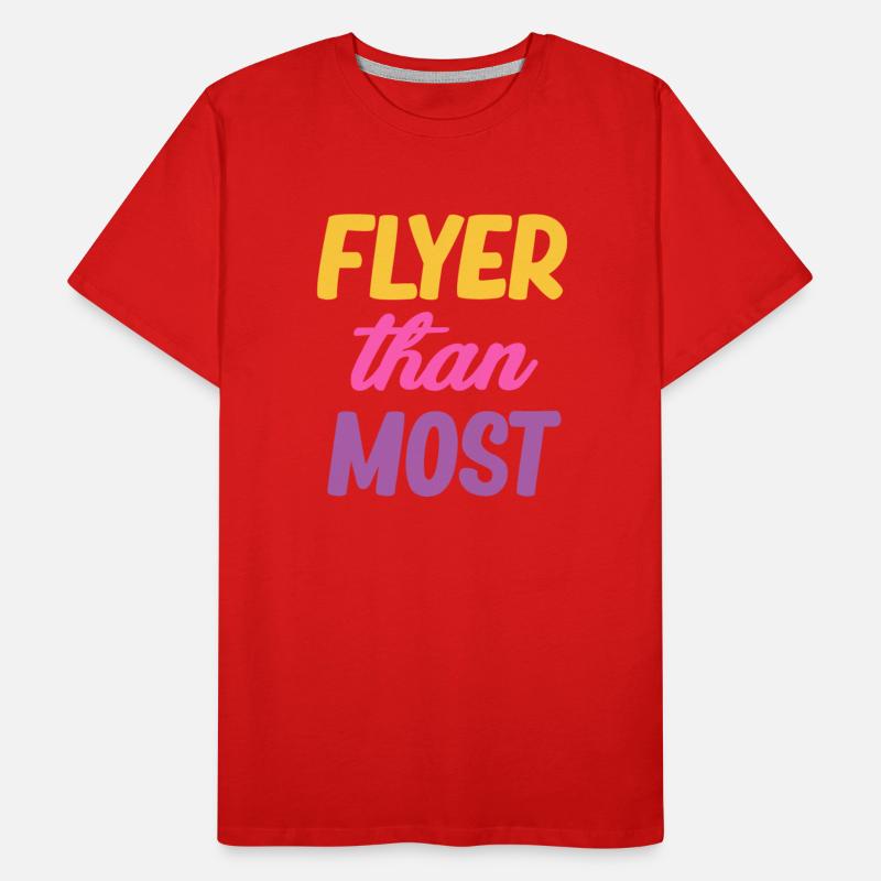 Flyer Than Most Funny Cheer Flyer Football