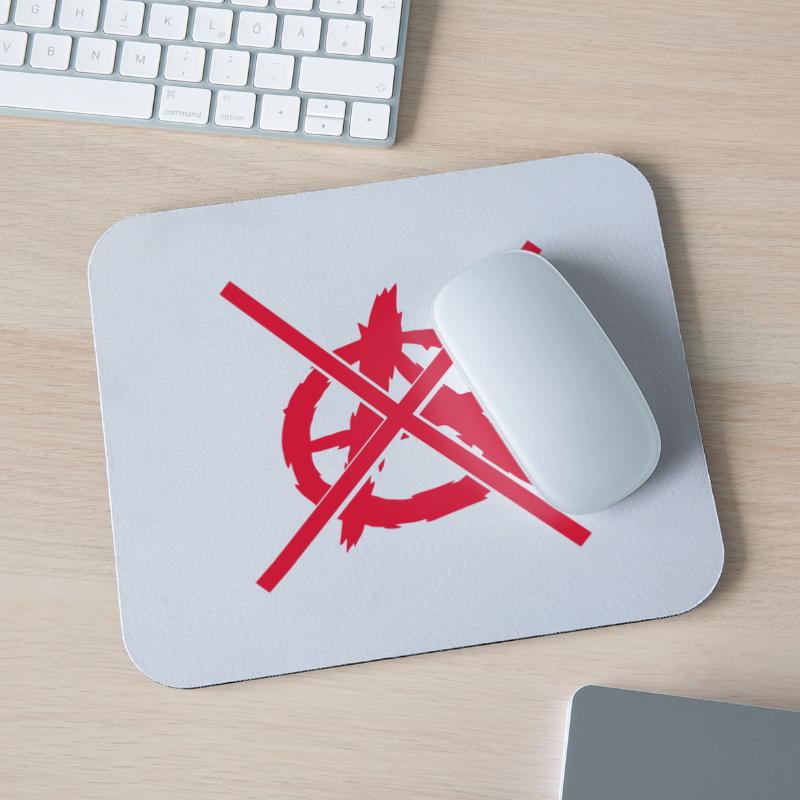 Forbidden no anarchy symbol