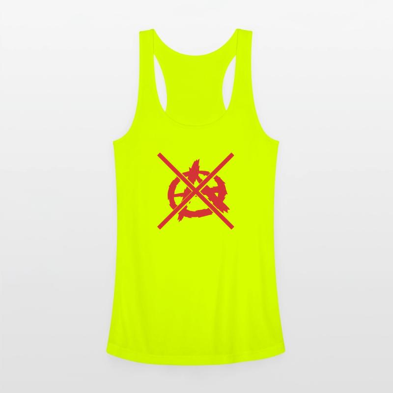 Forbidden no anarchy symbol