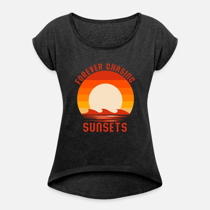 Forever Chasing Sunsets Retro Summer Vacation