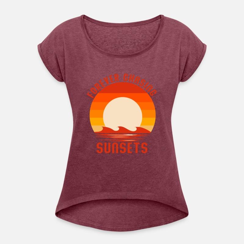 Forever Chasing Sunsets Retro Summer Vacation