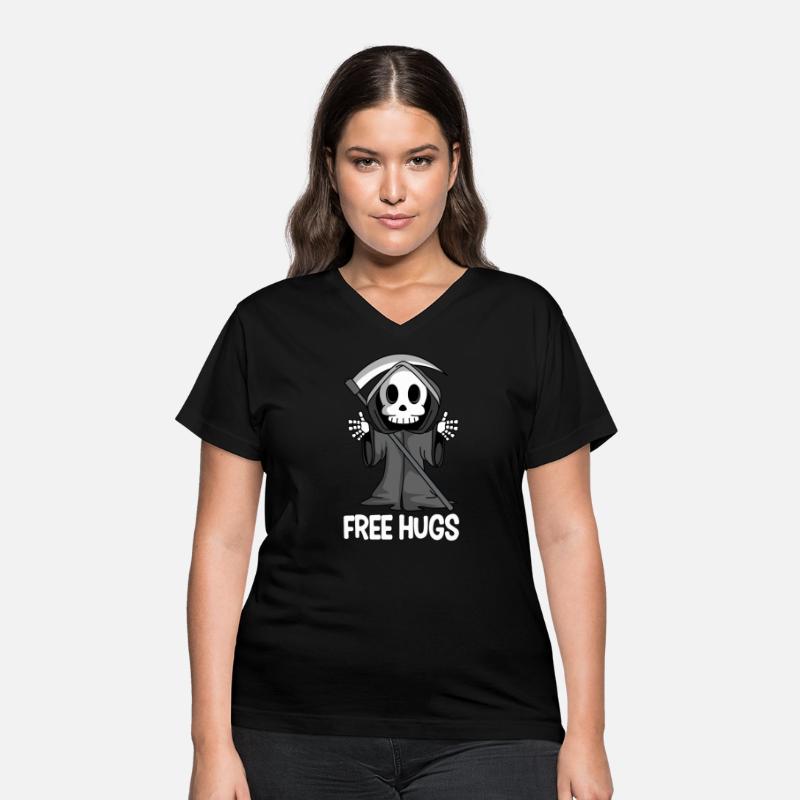 Free Hugs Grim Reaper Spooky Halloween