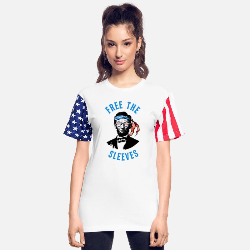 Funny Abraham Lincoln Flag United States Patriotic