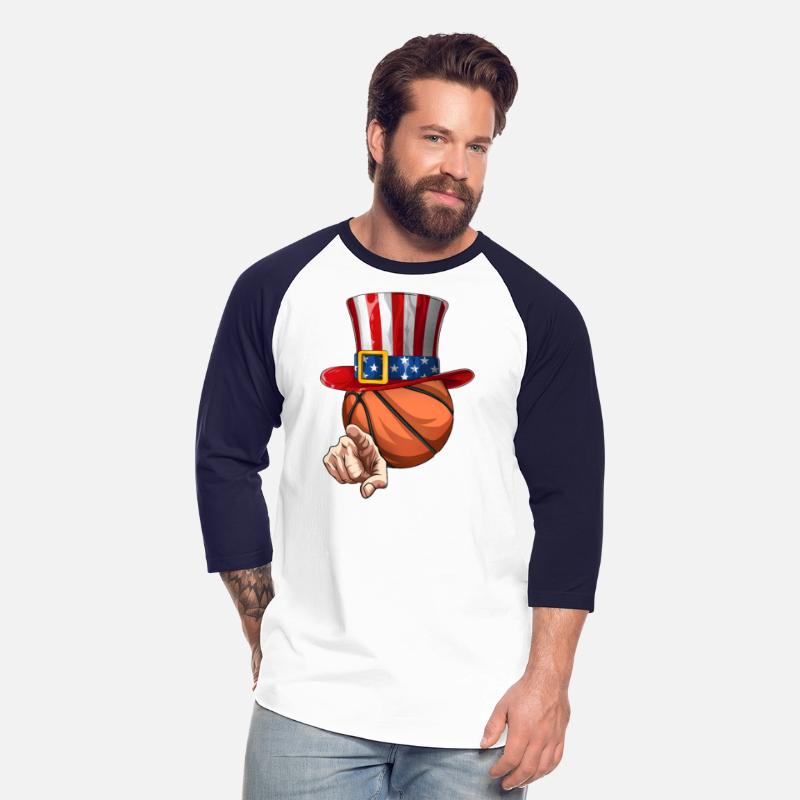Funny Basketball Lovers Uncle Sam 4th Of July