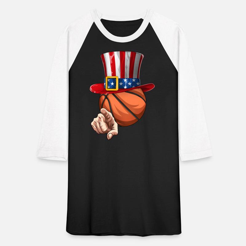 Funny Basketball Lovers Uncle Sam 4th Of July