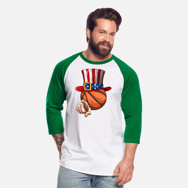 Funny Basketball Lovers Uncle Sam 4th Of July