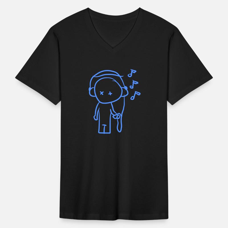 Funny Listen to Music Sounds Comic Musical Notes