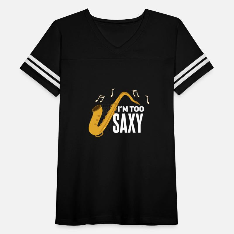 Funny saxophone musician instrument