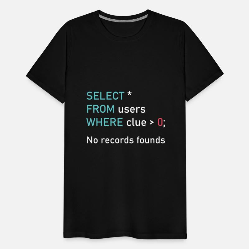 Funny SQL Programmer Searching For Clue