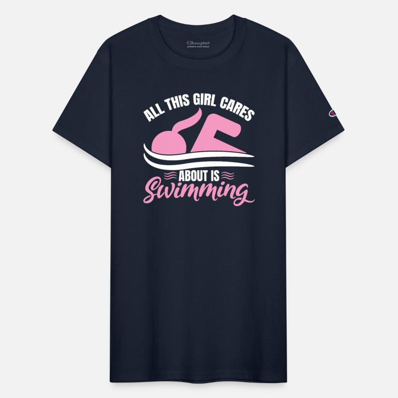 Funny Swimmer Girl