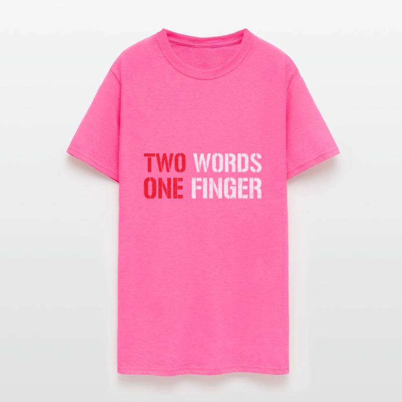 Funny Two Words One Finger
