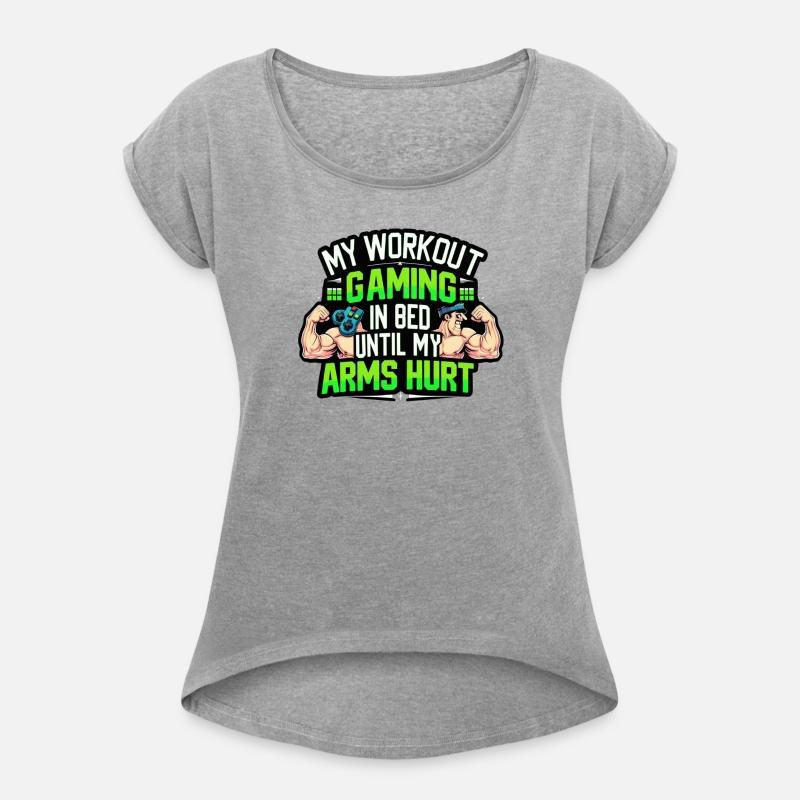Gaming Fitness Bedtime Humor Tee