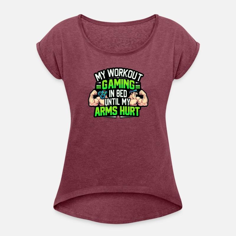 Gaming Fitness Bedtime Humor Tee