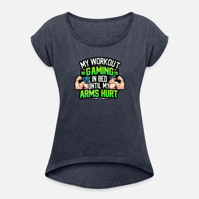 Gaming Fitness Bedtime Humor Tee