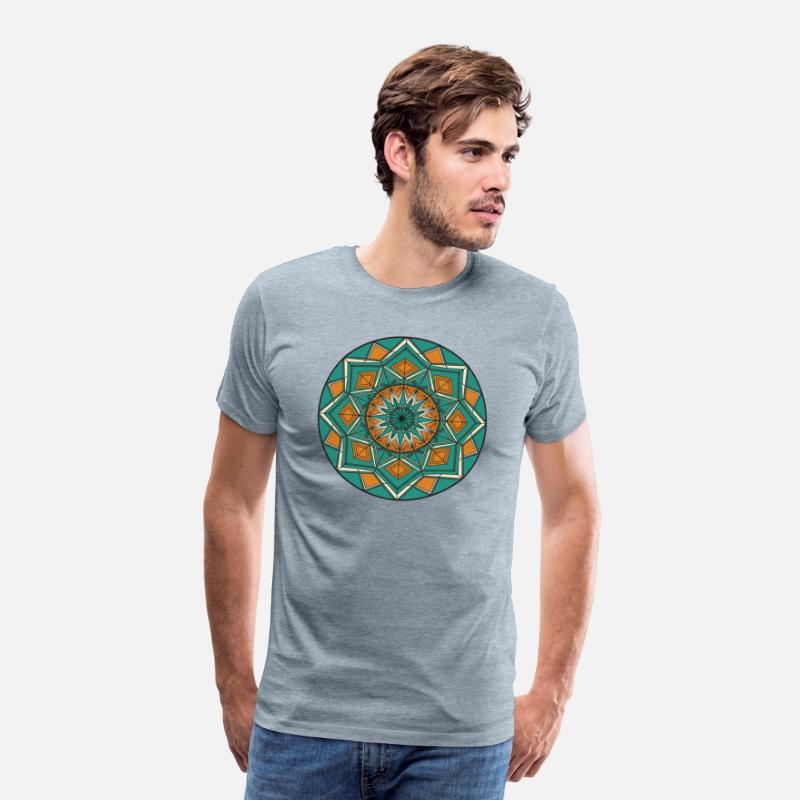 Geometric Mandala with Earthy Tones