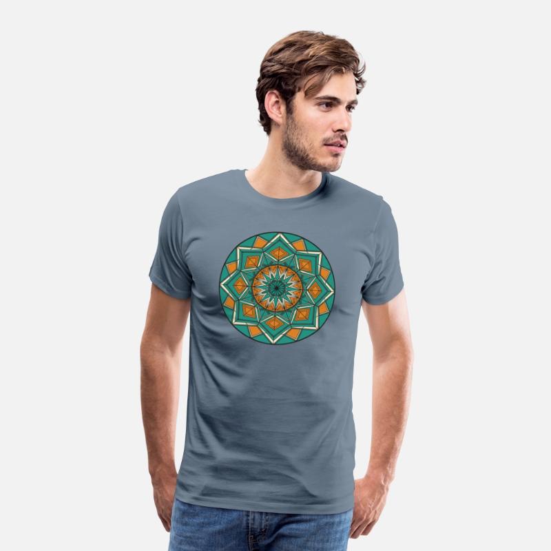 Geometric Mandala with Earthy Tones