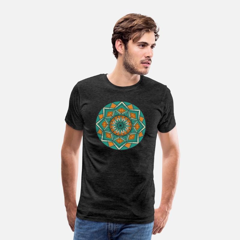 Geometric Mandala with Earthy Tones