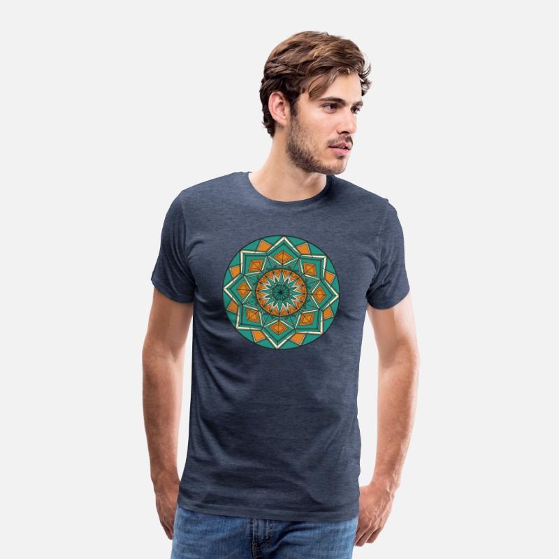 Geometric Mandala with Earthy Tones