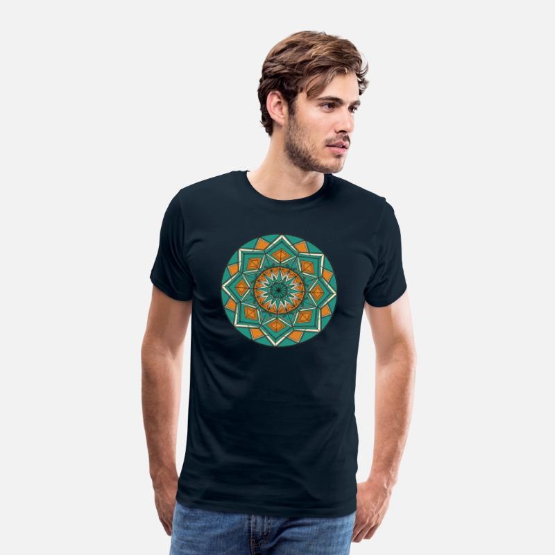 Geometric Mandala with Earthy Tones