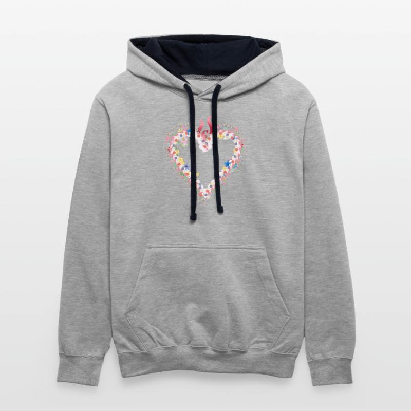 Gingerbread heart shape with icing and bow