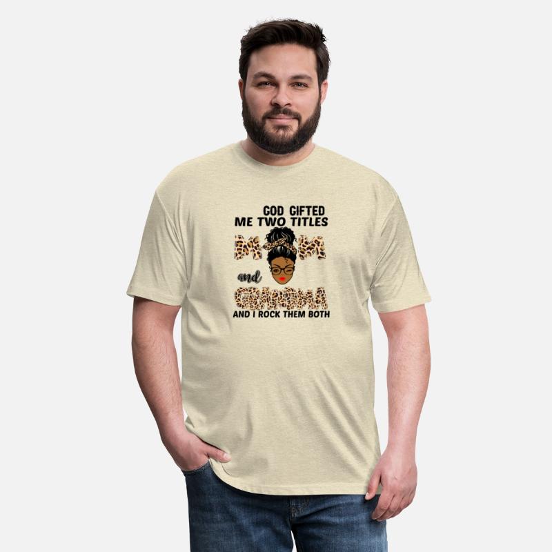 Goded Me Two Titles Mom And Grandma Black Leopard