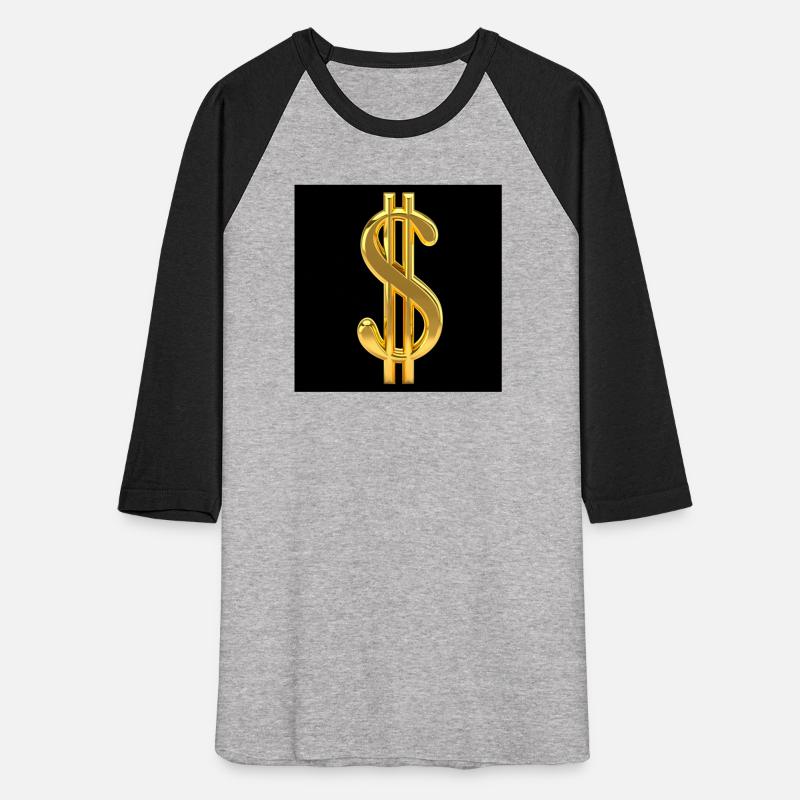 Golden Dollar Sign Black Background