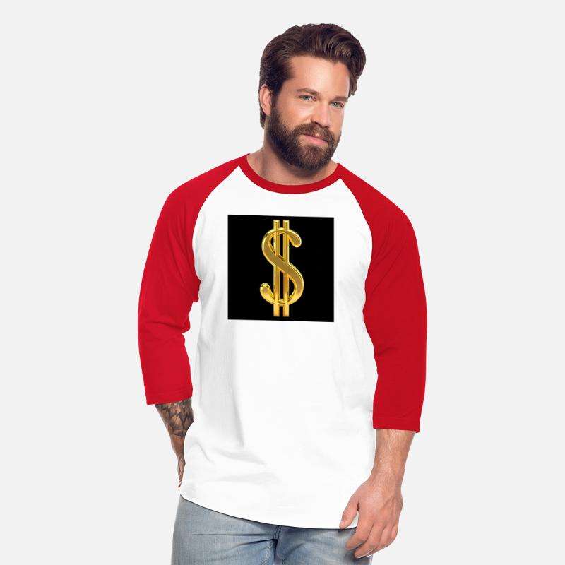 Golden Dollar Sign Black Background