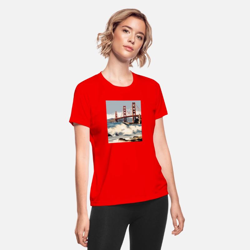 Golden Gate Bridge California T-Shirt, Golden Gate