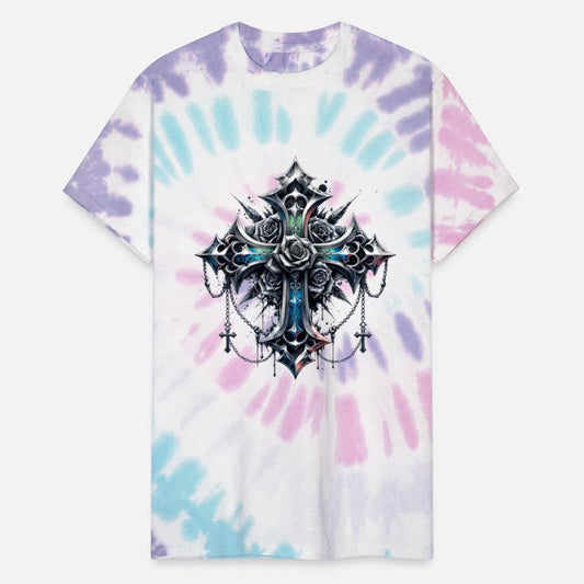 Gothic Crosses - 4 point with Roses