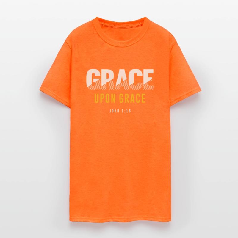 Grace Upon Grace - John 1:16 Christian Quote