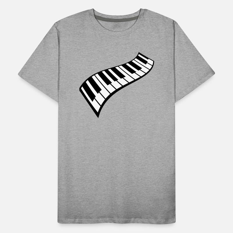 Grand Piano Organ Synthesizer Keyboard Music Logo