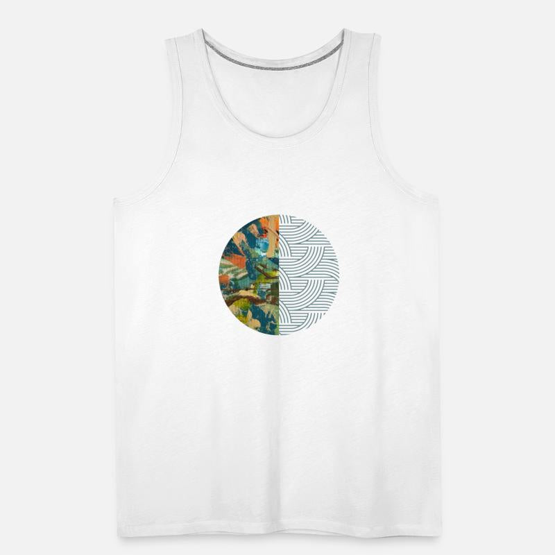 Green Organic Duality Minimalist Abstract Geometry