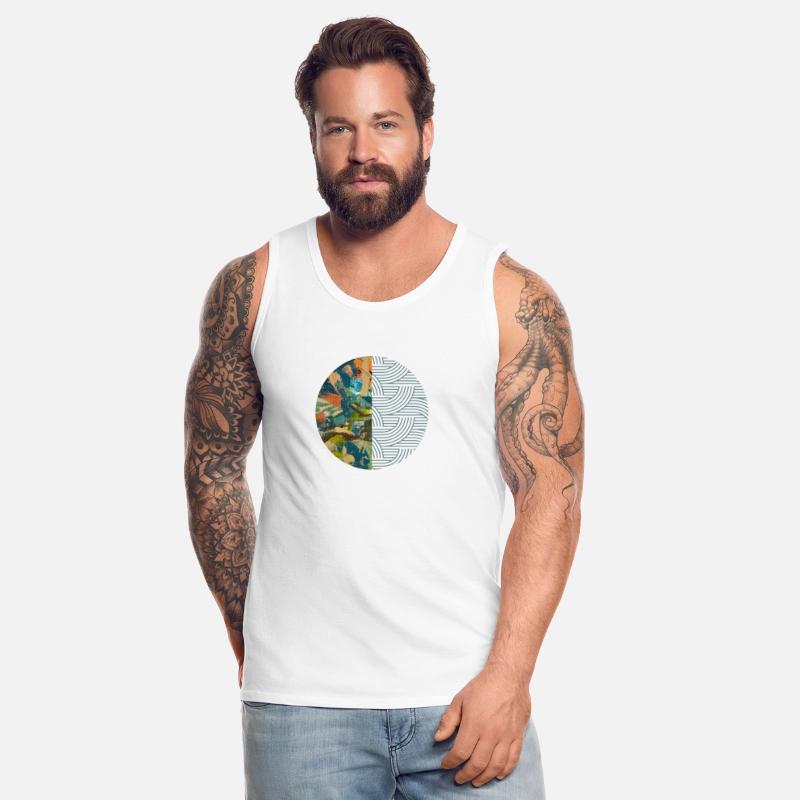 Green Organic Duality Minimalist Abstract Geometry