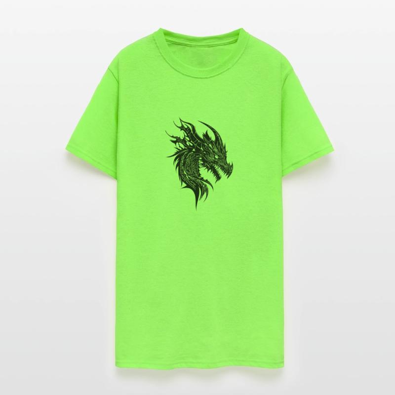 Grim Vintager Dragon In Nature Scale Dress